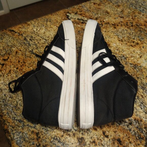 Adidas VS Set Mid Athletic Sneaker Black White Casual Shoes Men\'s Sz 7.5 BB9890 main image 4